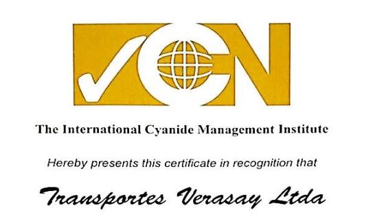 Certificación Cianuro